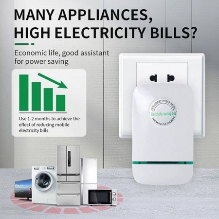 Electricity Saving Box -(White)