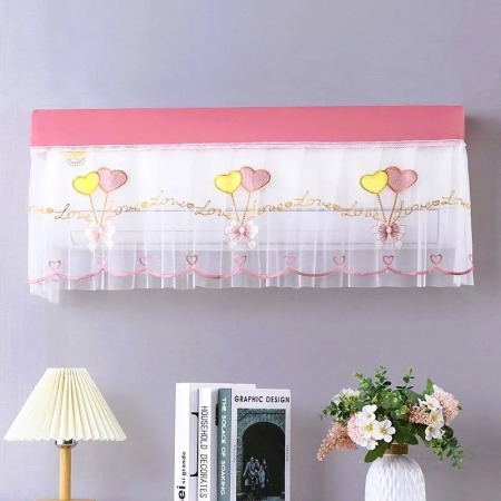 Embroidered Net Split AC Cover -1 Ton